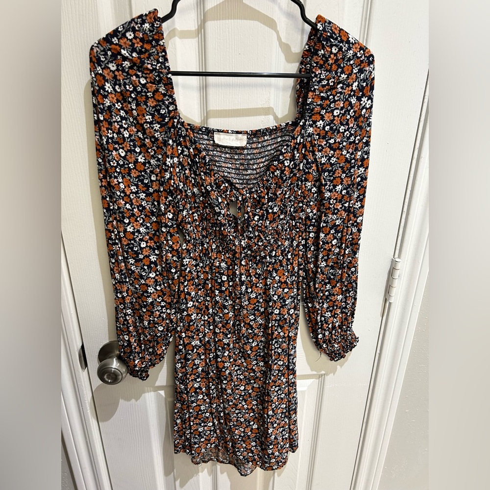 Altard State Floral Long Sleeve Dress